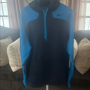 Men’s Nike Blue and Black Hoodie